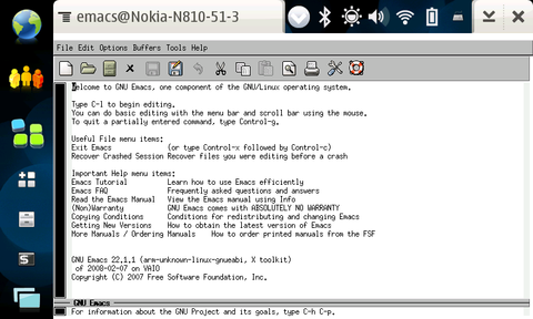 Emacs for maemo